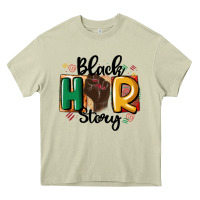 Mossy black story Heavy Core Tee - MaliasSmallBusiness