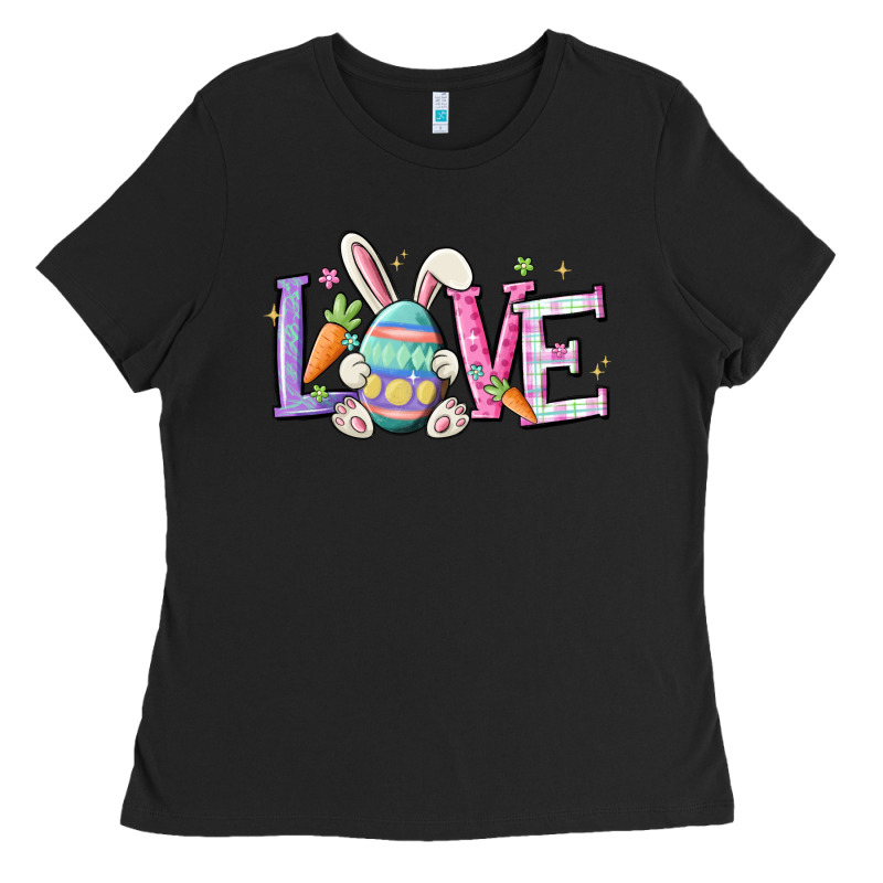 Love Easter Ladies Tee by MaliasSmallBusiness | Teevron