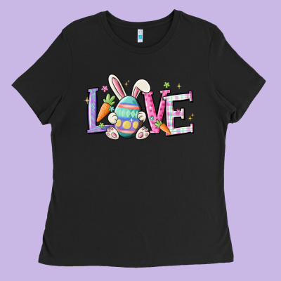 Love Easter Ladies Tee Designed By Maliassmallbusiness