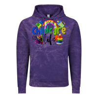 Cloud Purple Childcare Life Vintage Hoodie - LillyAllenDesigns