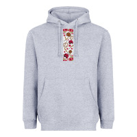 Heather Grey baseball pen wraps Heavyweight Hoodie - BundleAndBundleShop