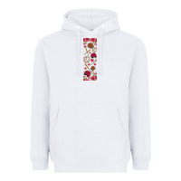 White baseball pen wraps Heavyweight Hoodie - BundleAndBundleShop