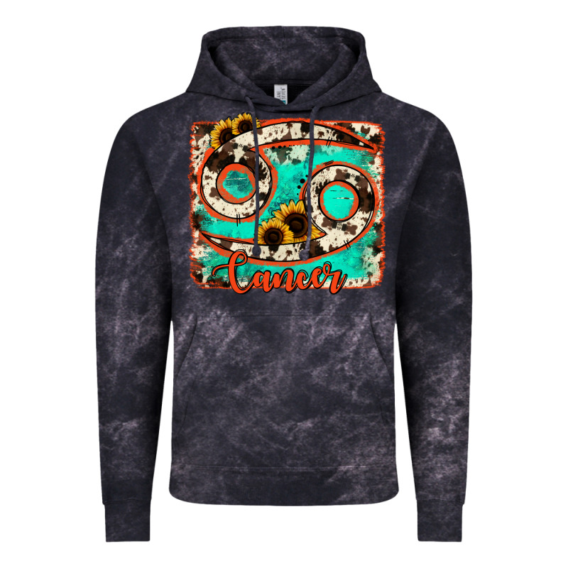 Cancer Turquoise Cowhide Vintage Hoodie by RanaPortraitStore | Teevron