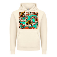 Vintage Artic cancer turquoise cowhide Vintage Hoodie - RanaPortraitStore