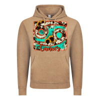 Vintage Coffee cancer turquoise cowhide Vintage Hoodie - RanaPortraitStore