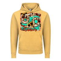 Vintage Mustard cancer turquoise cowhide Vintage Hoodie - RanaPortraitStore