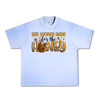 Grape Ice she works hard for the honey Urban Heavy Tee - Artiststas