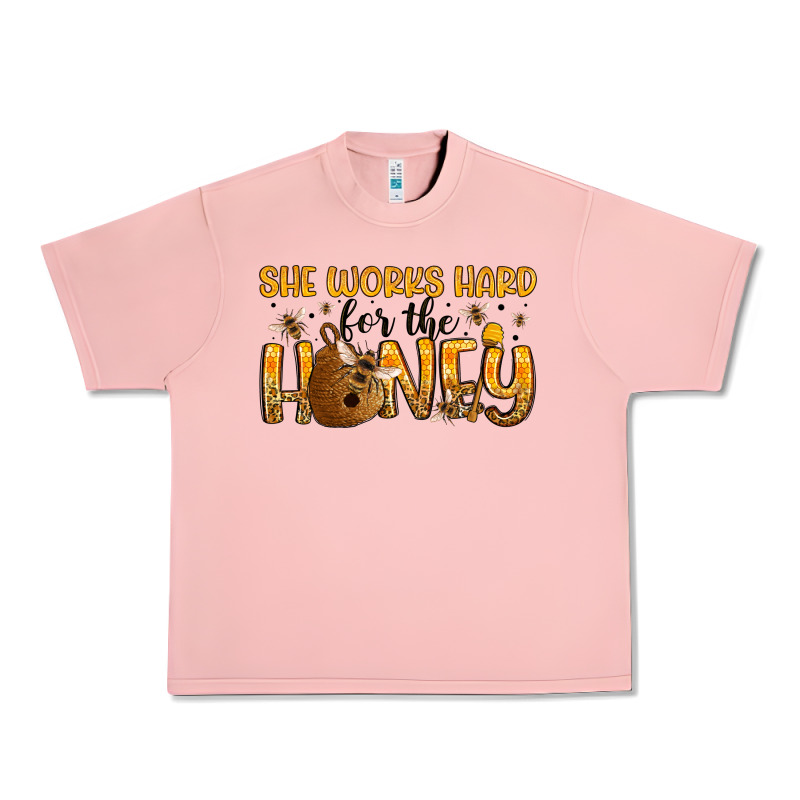 She Works Hard For The Honey Urban Heavy Tee by Artiststas | Teevron