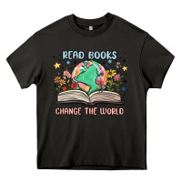 Asphalt book lover Heavy Core Tee - MaliasSmallBusiness