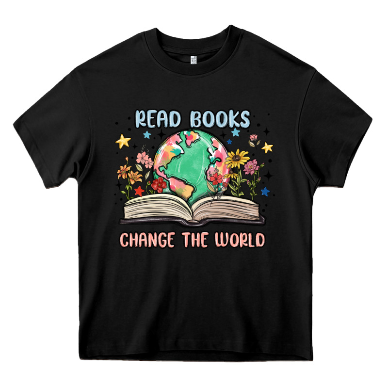 Book Lover Heavy Core Tee by MaliasSmallBusiness | Teevron