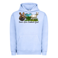 Pigment Grape Ice Peace Love Cashmere Goat Urban Hoodie - LillyAllenDesigns