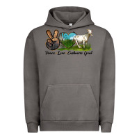 Pigment Tornado Peace Love Cashmere Goat Urban Hoodie - LillyAllenDesigns