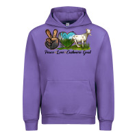 Tulip Peace Love Cashmere Goat Urban Hoodie - LillyAllenDesigns