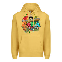 Antique Gold Papacita Premium Hoodie - FaDigitalArtStudio