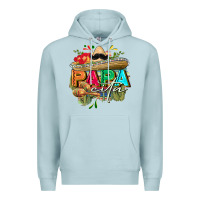 Blue Mist Papacita Premium Hoodie - FaDigitalArtStudio