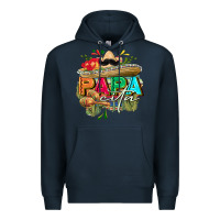 Navy Papacita Premium Hoodie - FaDigitalArtStudio