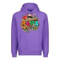 Purple Papacita Premium Hoodie - FaDigitalArtStudio