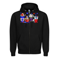Black emt emergency medical technician coffee cups Zipper Hoodie - OliviaCreatesArt