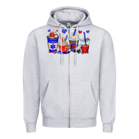 Heather Grey emt emergency medical technician coffee cups Zipper Hoodie - OliviaCreatesArt