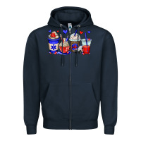 Navy emt emergency medical technician coffee cups Zipper Hoodie - OliviaCreatesArt