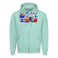 Seafoam emt emergency medical technician coffee cups Zipper Hoodie - OliviaCreatesArt