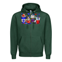Sports Green emt emergency medical technician coffee cups Zipper Hoodie - OliviaCreatesArt
