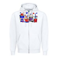 White emt emergency medical technician coffee cups Zipper Hoodie - OliviaCreatesArt