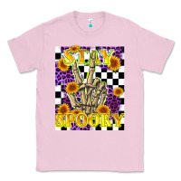 Bubblegum Pink stay skeleton hand spooky Classic Tee - LillyAllenDesigns