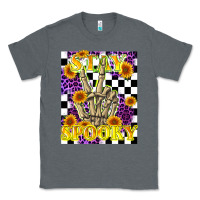 Charcoal Heather stay skeleton hand spooky Classic Tee - LillyAllenDesigns