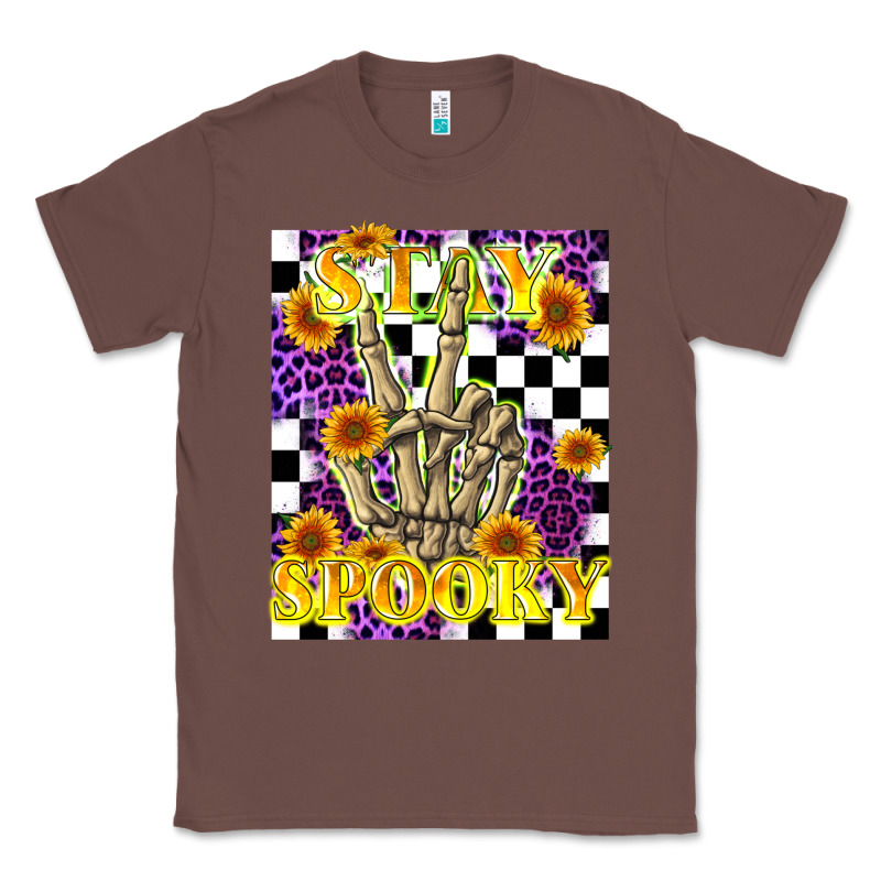 Stay Skeleton Hand Spooky Classic Tee by LillyAllenDesigns | Teevron