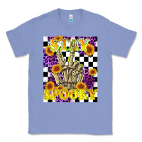 Colony Blue stay skeleton hand spooky Classic Tee - LillyAllenDesigns