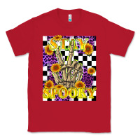 Red stay skeleton hand spooky Classic Tee - LillyAllenDesigns