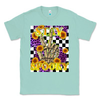 Seafoam stay skeleton hand spooky Classic Tee - LillyAllenDesigns