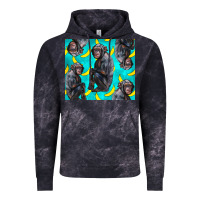 Cloud Black Chimpanzee And Banana Vintage Hoodie - LillyAllenDesigns