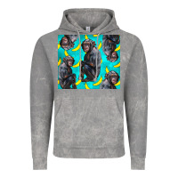 Cloud Rock Chimpanzee And Banana Vintage Hoodie - LillyAllenDesigns
