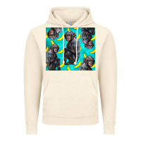 Vintage Artic Chimpanzee And Banana Vintage Hoodie - LillyAllenDesigns