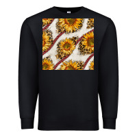 Black baseball sunflowers and leopard seamless pattern Premium Sweatshirt - BundleAndBundleShop