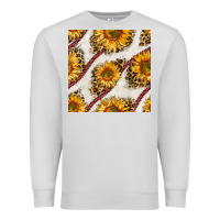 Dove Grey baseball sunflowers and leopard seamless pattern Premium Sweatshirt - BundleAndBundleShop
