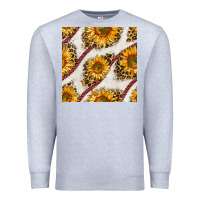 Heather Grey baseball sunflowers and leopard seamless pattern Premium Sweatshirt - BundleAndBundleShop