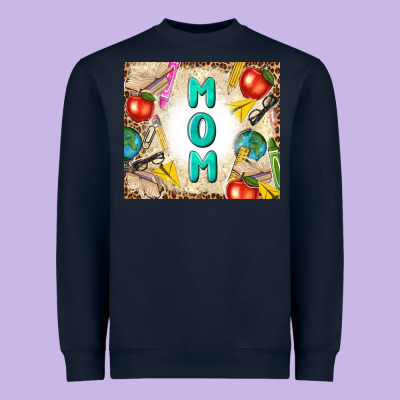 Teacher Mom Mother's Day Heavyweight Sweatshirt Designed By Tumblerdesignbyshophia