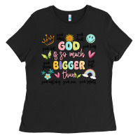 Black god is so much bigger than malia Ladies Tee - MaliasSmallBusiness