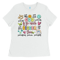 White god is so much bigger than malia Ladies Tee - MaliasSmallBusiness
