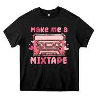 Black make me a mixtape Heavy Core Tee - MaliasSmallBusiness