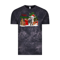 Cloud Black happy christmas southdown baby sheep Vintage Tee - LillyAllenDesigns