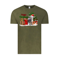 Vintage Olive happy christmas southdown baby sheep Vintage Tee - LillyAllenDesigns