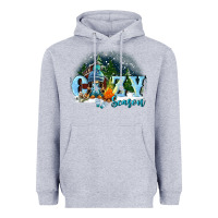 Heather Grey cozy season Heavyweight Hoodie - FaDigitalArtStudio