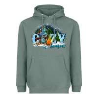 Sage cozy season Heavyweight Hoodie - FaDigitalArtStudio