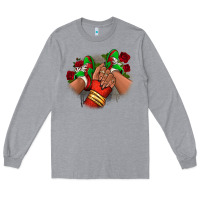 Heather Grey Latina Mexican Long Sleeve Tee - RanaPortraitStore