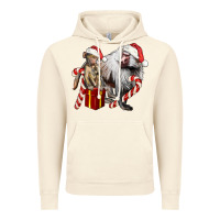 Vintage Artic Christmas Baboon Baby And Mama Vintage Hoodie - LillyAllenDesigns