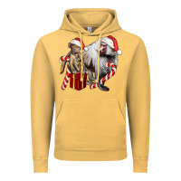 Vintage Mustard Christmas Baboon Baby And Mama Vintage Hoodie - LillyAllenDesigns